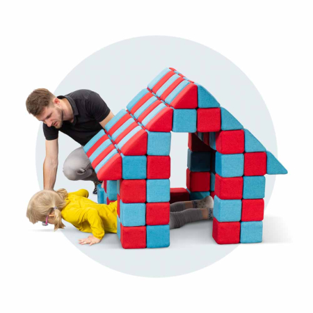 Set loc de joaca din bureti modulari si magnetici - JOLLY [1]