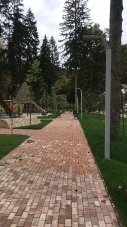 Stalp de iluminat modern alei pietonale parcuri si gradini A2057 [2]