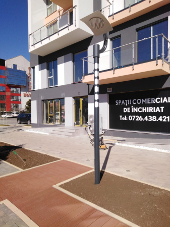 Stalp de iluminat modern pentru strazi, alei si parcuri - A2050 [3]