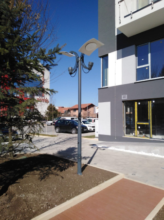 Stalp de iluminat modern pentru strazi, alei si parcuri - A2052 [1]