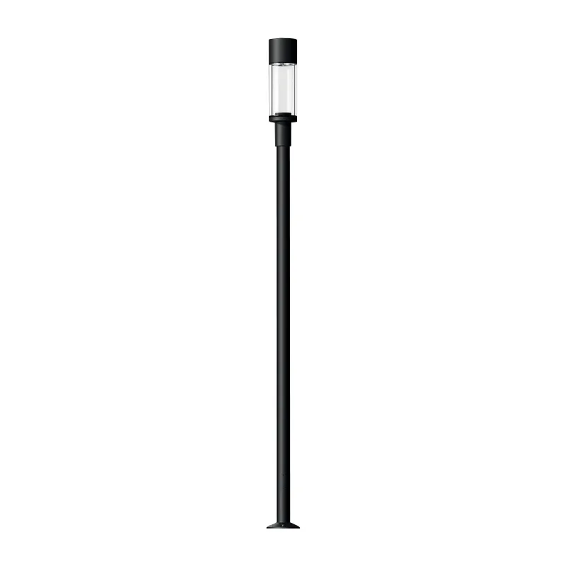Stalpi de iluminat pentru parc - Stalp de iluminat pentru exterior cu un brat, realizat din aluminiu si bec LED - A4026
