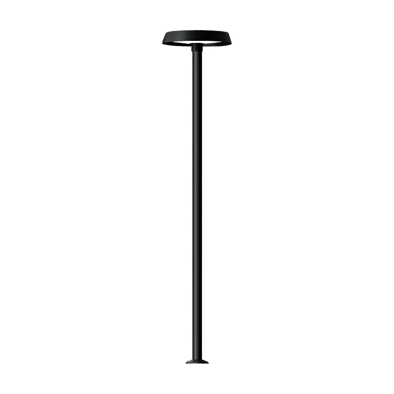 Iluminat Urban - Stalp de iluminat pentru exterior cu un brat, realizat din aluminiu si bec LED - A4028