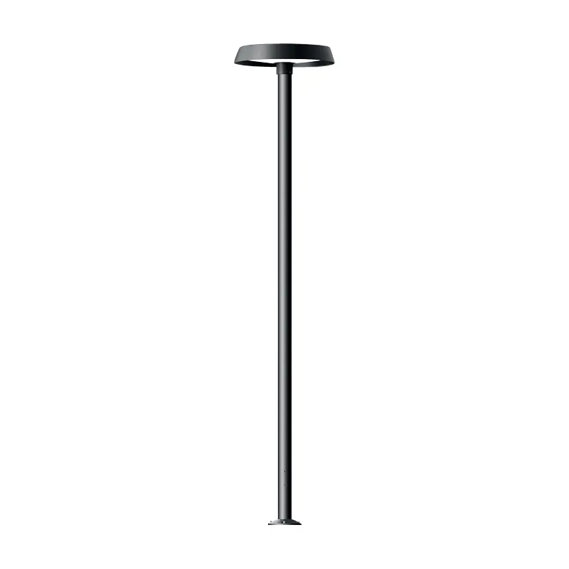 Iluminat Urban - Stalp de iluminat pentru exterior cu un brat, realizat din aluminiu si bec LED - A4028