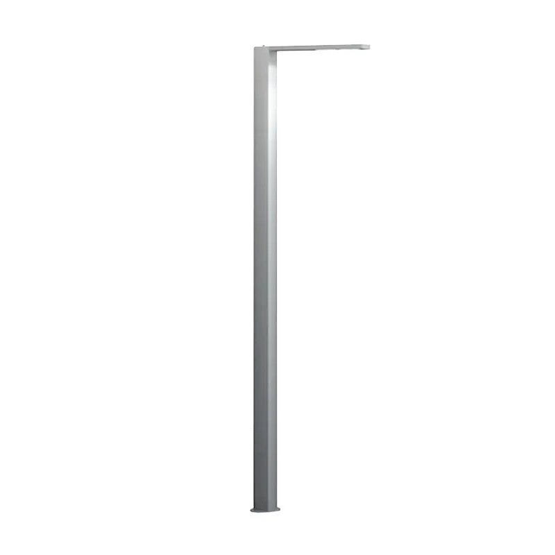 Stalpi de iluminat stradali - Stalp de iluminat pentru exterior cu un brat realizat din otel galanizat si bec LED - A4002