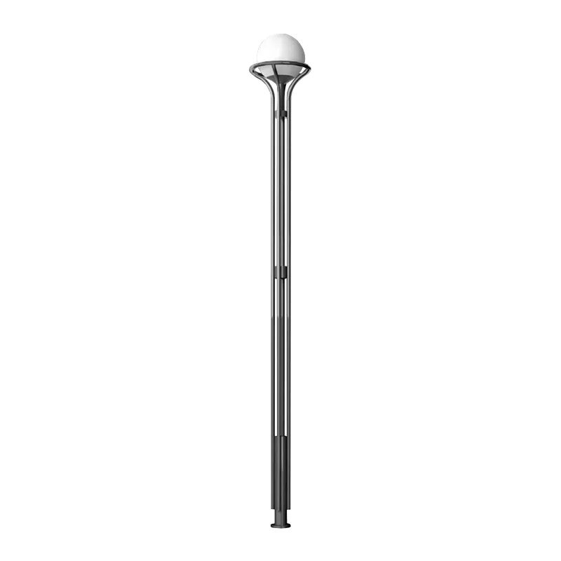 Stalpi de iluminat stradali - Stalp de iluminat pentru exterior realizat din otel galvanizat si bec LED - A4032