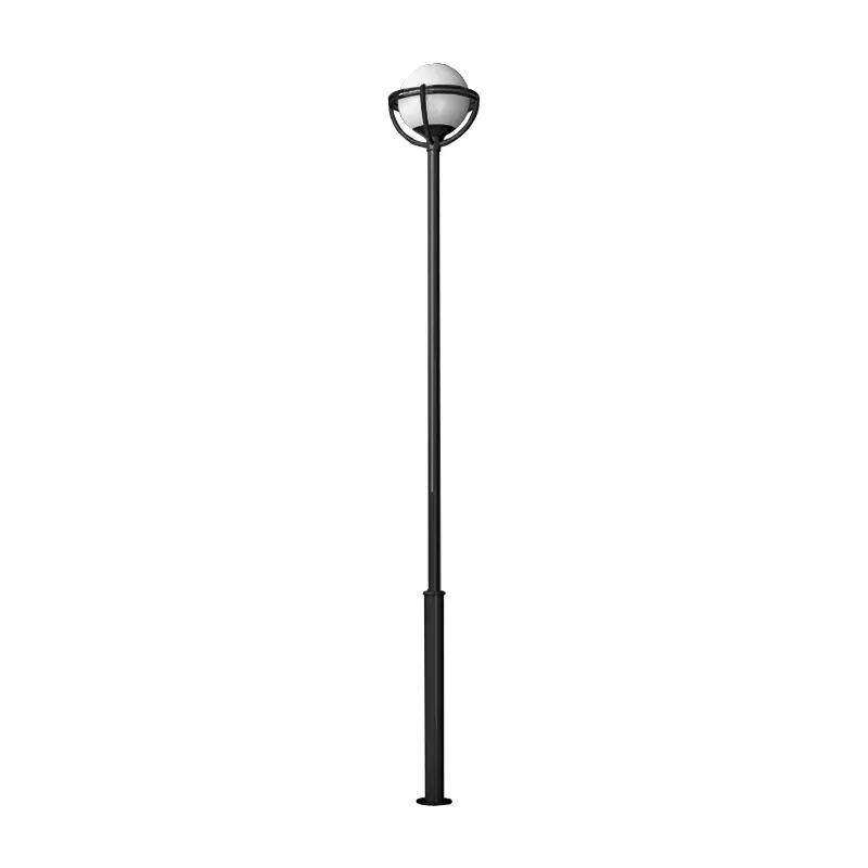 Stalpi de iluminat pentru parc - Stalp de iluminat pentru exterior realizat din otel galvanizat si bec LED - A4033