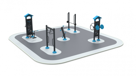 Statie antrenamente fitness in aer liber pentru exercitii fizice complexe PK.34000/5A [1]