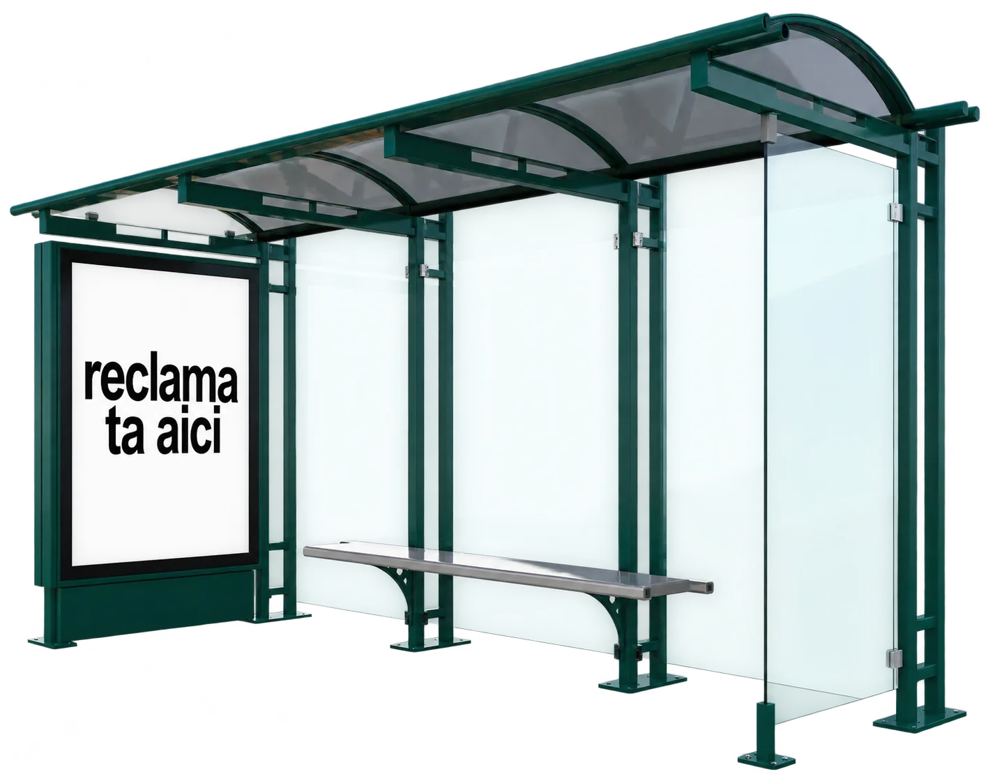 Statii de autobuz - Statie de autobuz si tramvai cu totem publicitar - HAZERAN