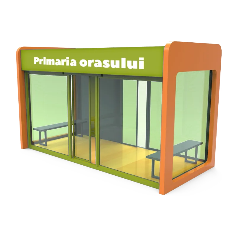 Statie de autobuz din metal vopsit inchisa SULTANBEYLI [0]