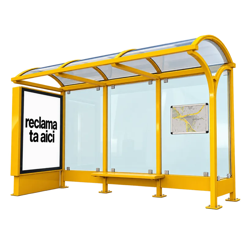 Statie de autobuz din metal vopsit - ZAMBAK [2]