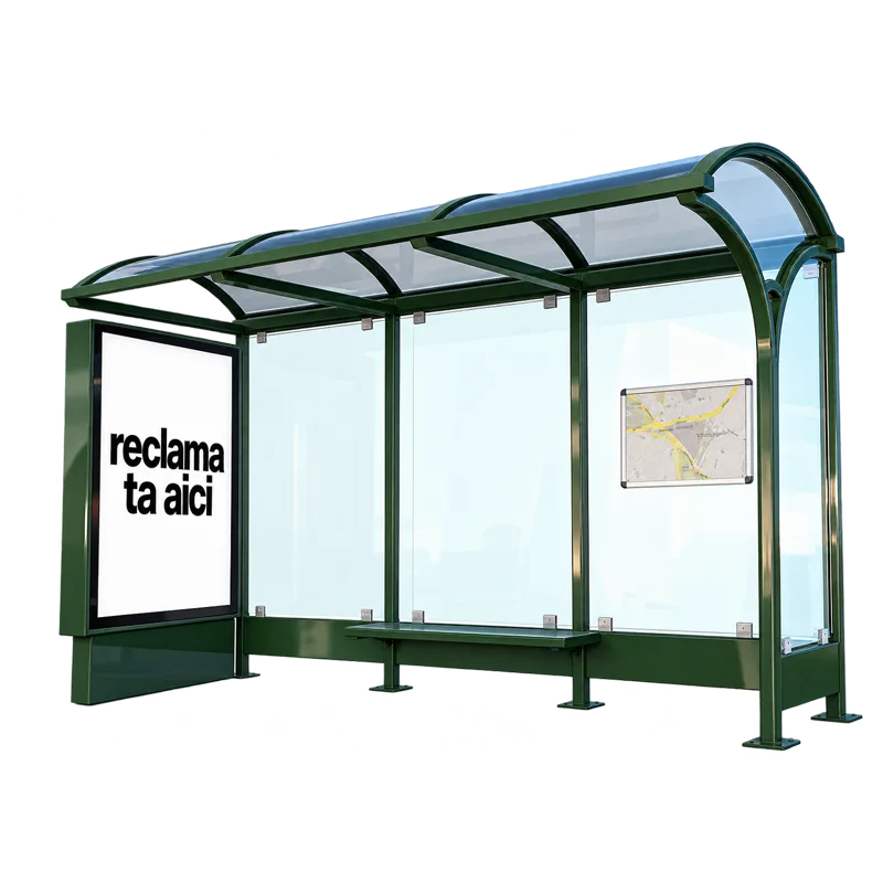 Statii de autobuz - Statie de autobuz din metal vopsit - ZAMBAK