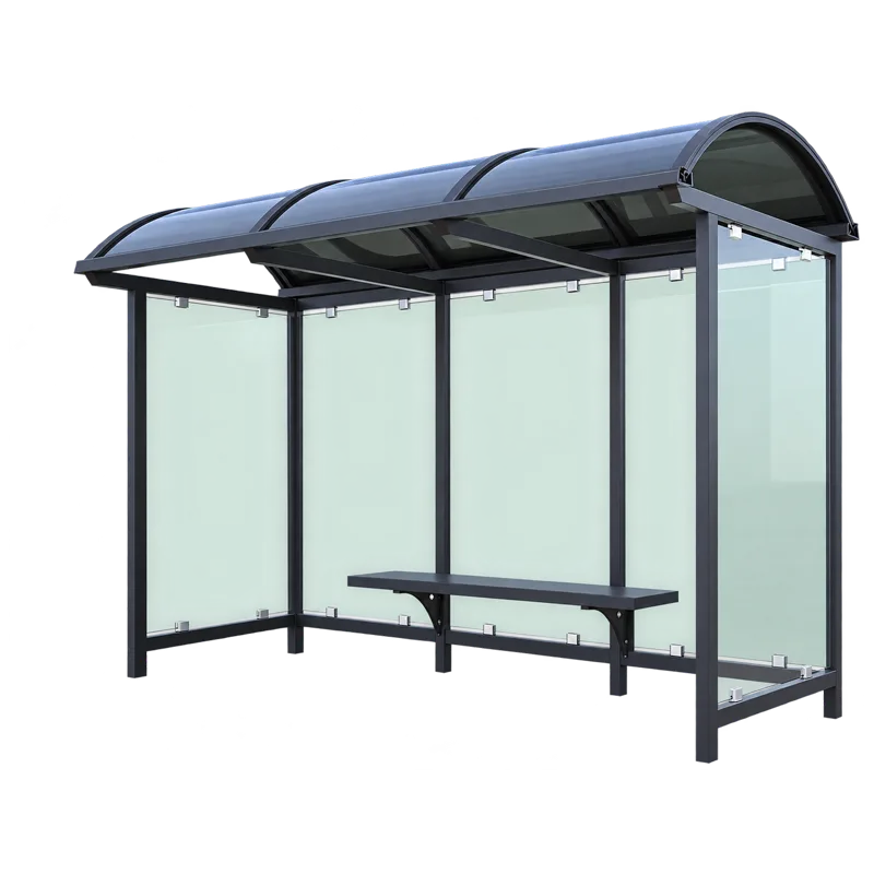 Statii de autobuz - Adapost statie de autobuz cu sticla securizata - MIMOZA