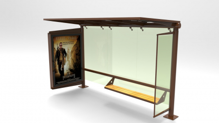 Statii de autobuz - SARDUNAY Mobilier urban stradal Statii de autobuz din metal vopsit