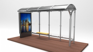 Statii de autobuz - ZAMBAK Mobilier urban stradal Statii de autobuz din metal vopsit