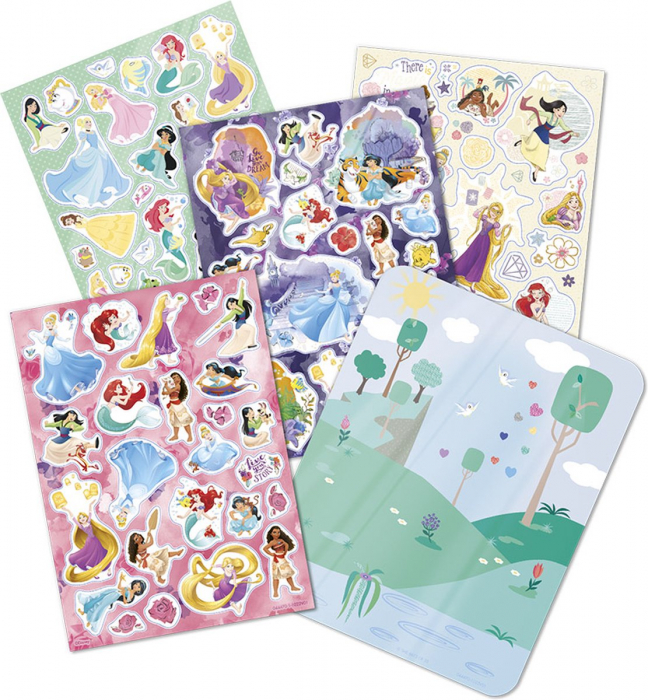 Abtibilduri repozitionabile cu printese Disney, Disney Princess [2]