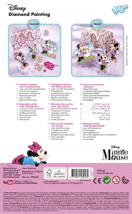 Set creativ diamond painting Disney Minnie Mouse [8]