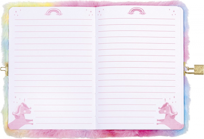Jurnal cu blanita, design unicorn [3]