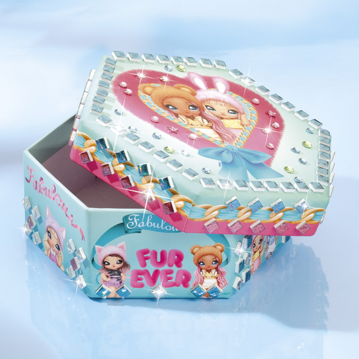 Set creativ 3 in 1, Tablouri cu diamante, Cutie de bijuterii si set de bijuterii Na!Na!Na! Surprise [7]