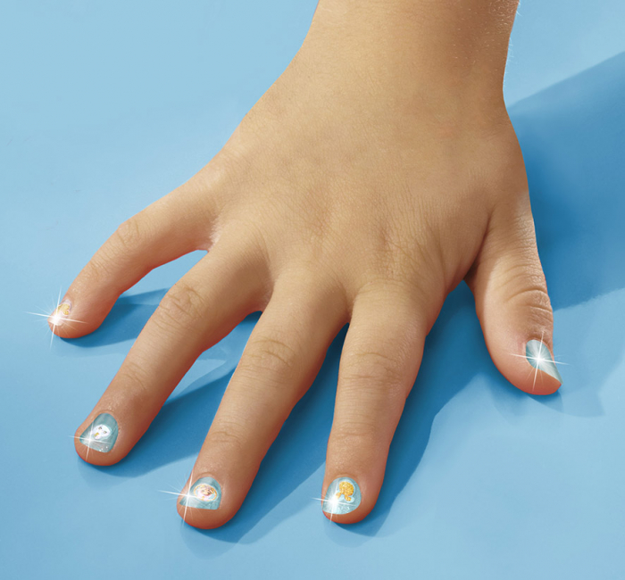 Mini set de manichiura pentru copii, oja bleu si sclipici colorat Na!Na!Na! Surprise [6]