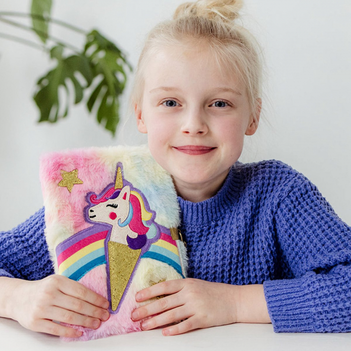 Jurnal cu blanita, design unicorn [5]