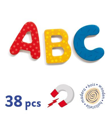 38 de litere magnetice colorate pentru copii Djeco [3]