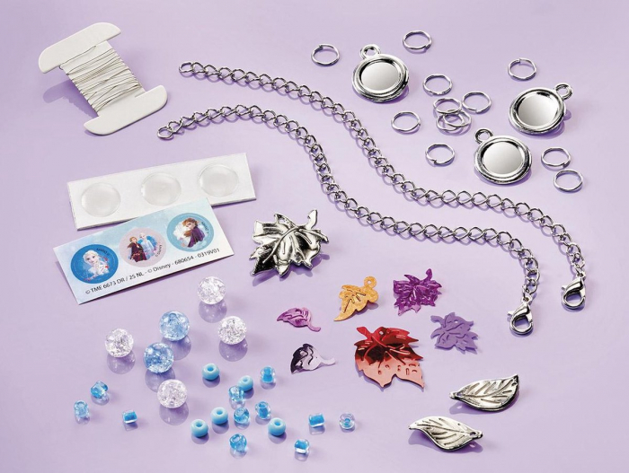 Set creativ 2 in 1, Disney Frozen, diamond paint si bratari cu pandantive [9]
