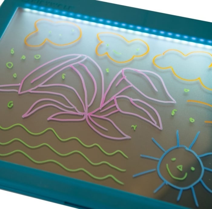 Tableta de desen cu lumini Kidywolf, Moulin Roty [5]