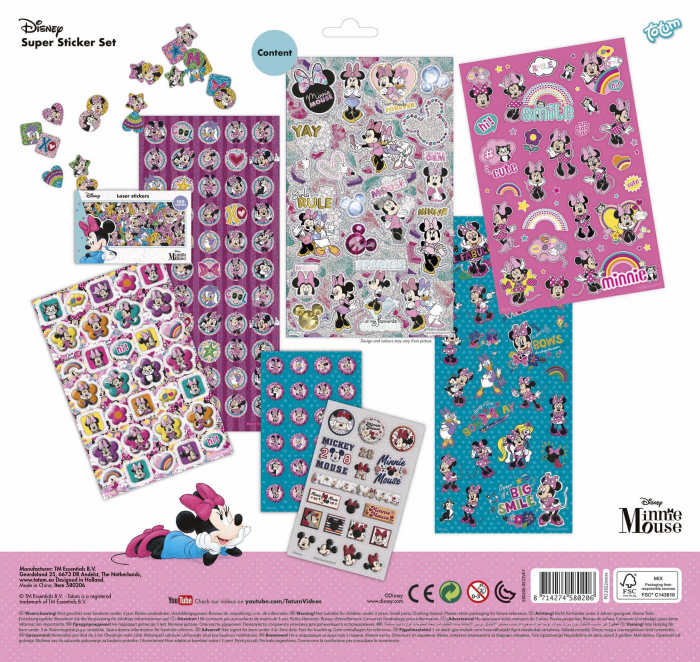 Super set abtibilduri Disney Minnie Mouse [6]