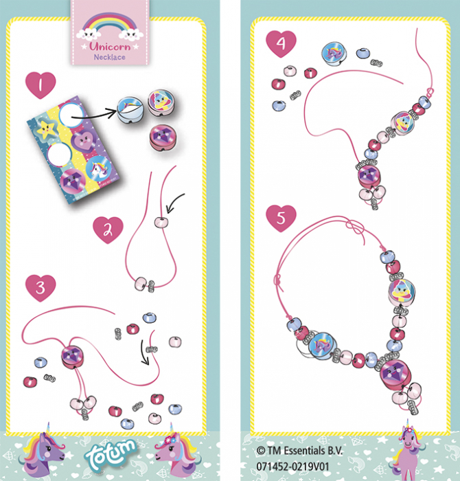 Mini set creativ DIY Colier cu unicorni [3]