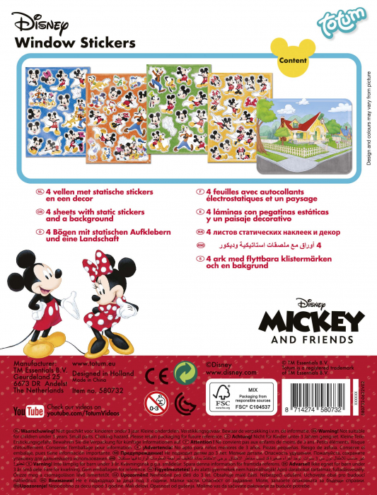 Abtibilduri repozitionabile Mickey si prietenii [3]