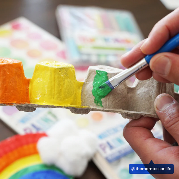 Acuarele lavabile Lil' Paint, 12 culori si pensula inclusa [5]