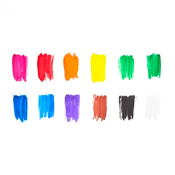 Acuarele lavabile Lil' Paint, 12 culori si pensula inclusa [7]