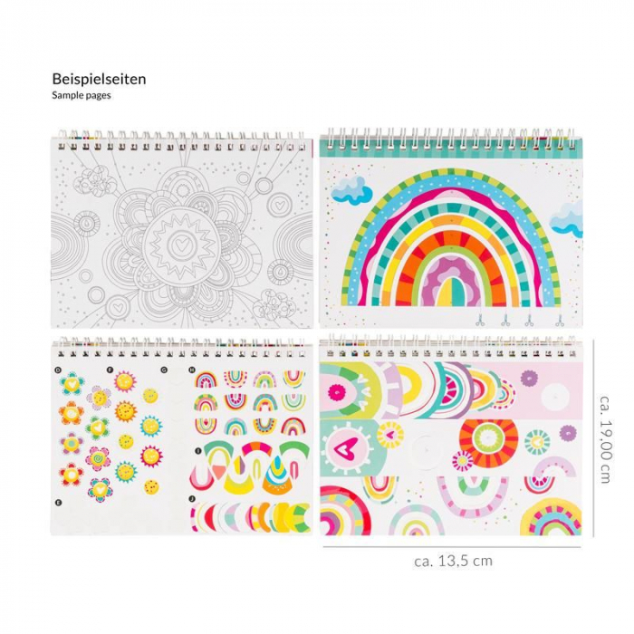 Agenda cu activitati creative, mandala, Good feelings [3]