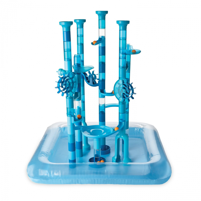 Aqua maze twist, joc de construcție traseu cu bile și apă [3]