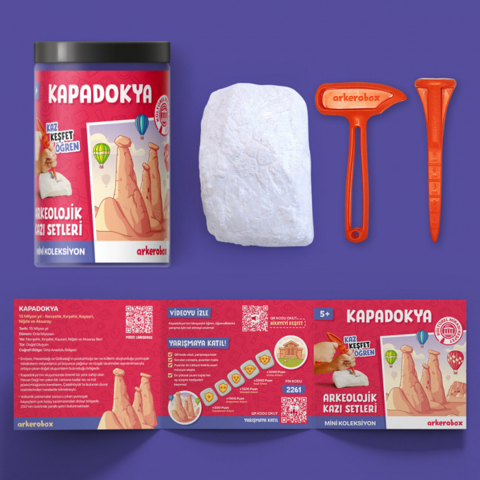 Arkerobox - Mini set arheologic educational si puzzle 3D, Cappadocia [2]