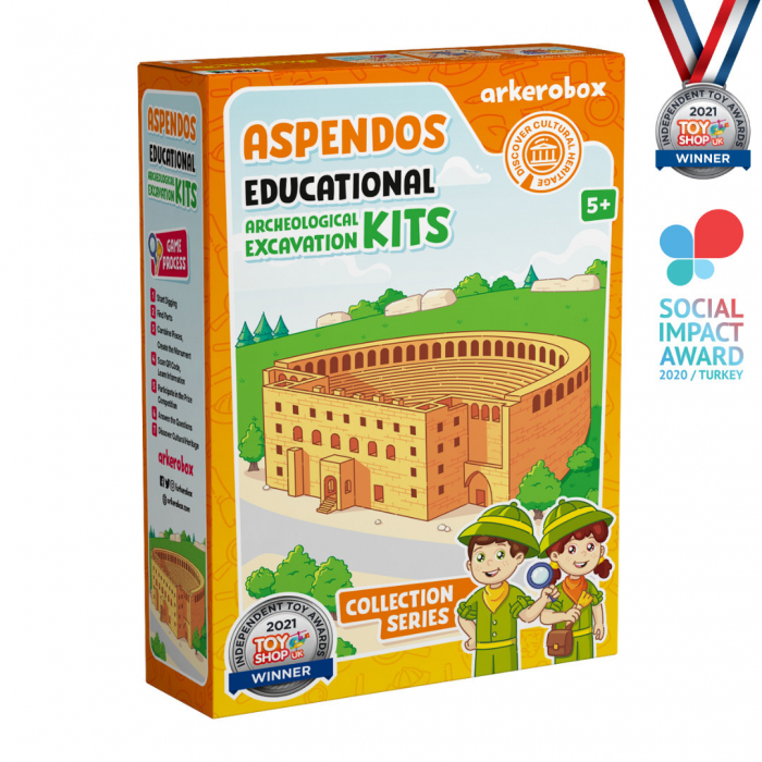 Arkerobox - Set arheologic educational si puzzle 3D, Aspendos [5]