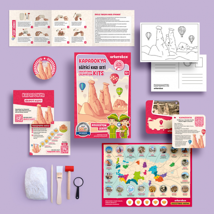 Arkerobox - Set arheologic educational si puzzle 3D, Cappadocia [2]