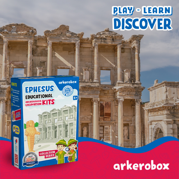 Arkerobox - Set arheologic educational si puzzle 3D, Efes - Biblioteca Celsus [6]