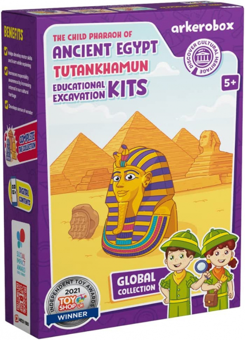 Arkerobox - Set arheologic educational si puzzle 3D, Egiptul Antic, Tutankhamon [7]
