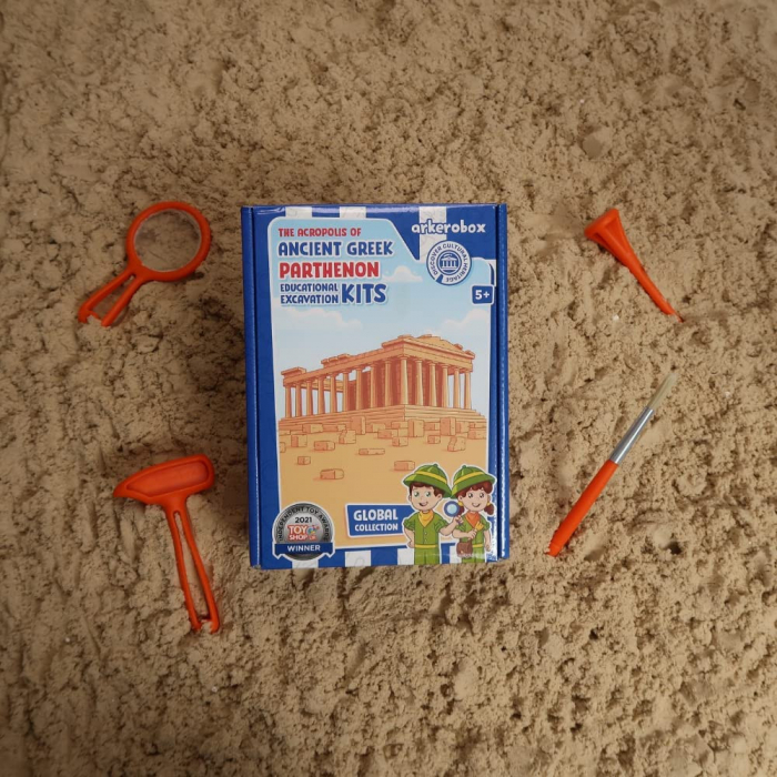 Arkerobox - Set arheologic educational si puzzle 3D, Grecia antica, Parthenon [7]