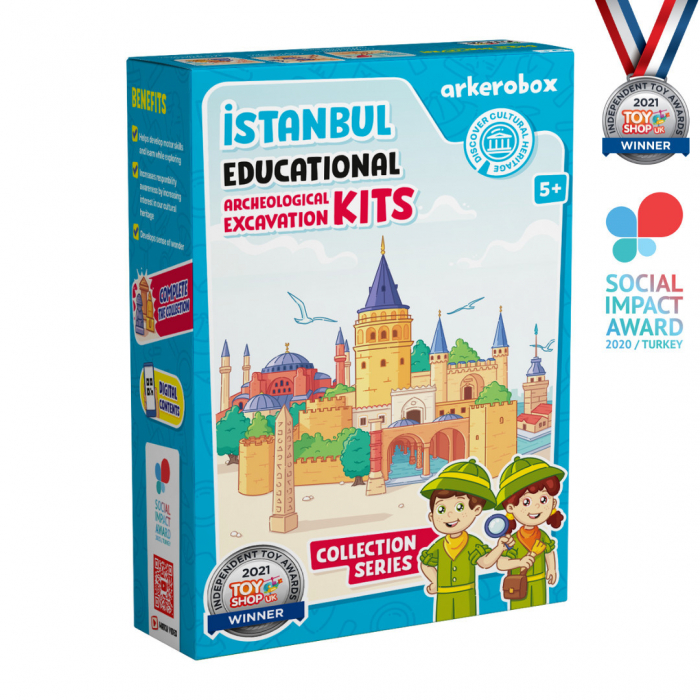 Arkerobox - Set arheologic educational si puzzle 3D, Istanbul, Turnul Galata [4]