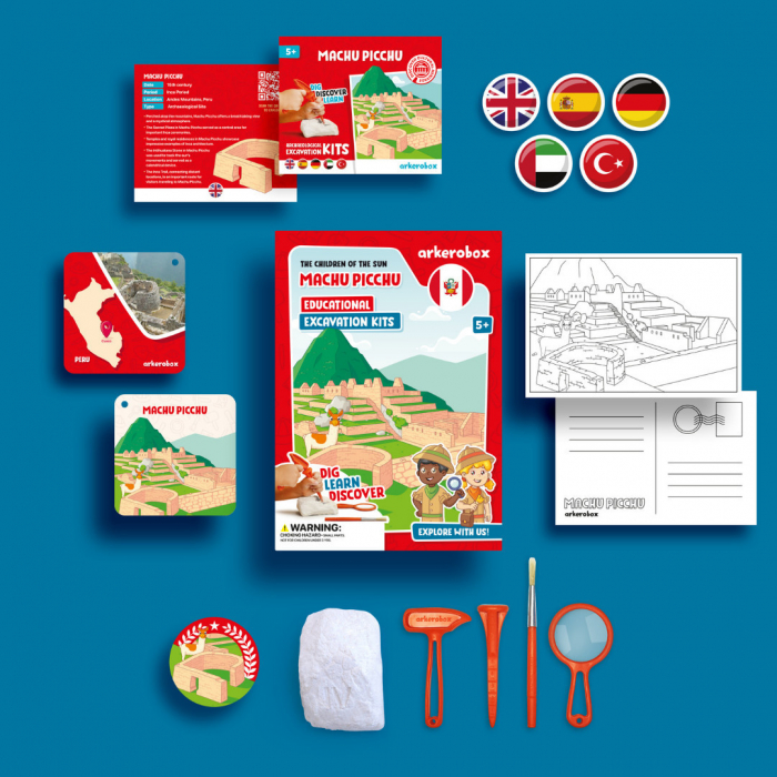 Arkerobox - Set arheologic educational si puzzle 3D, Machu Picchu [2]