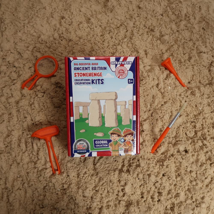 Arkerobox - Set arheologic educational si puzzle 3D, Marea Britanie antica, Stonehenge [2]