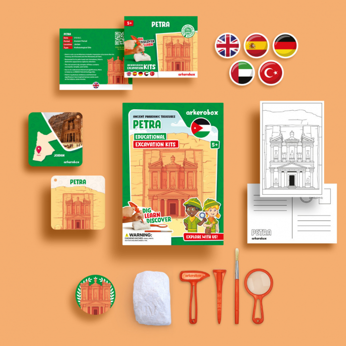 Arkerobox - Set arheologic educational si puzzle 3D, Petra [2]