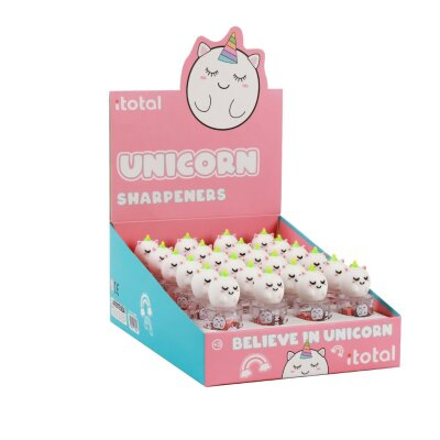 Ascutitoare cu rezervor din plastic, design unicorn [1]