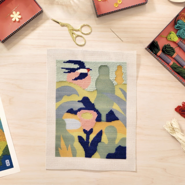 Atelier creativ 65 pentru adulti Goblen si broderie, Djeco [7]