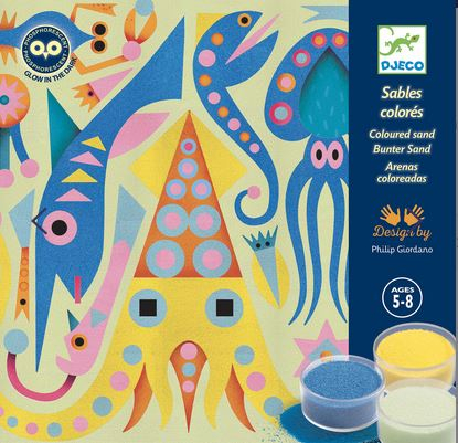 Atelier creativ cu nisip fluorescent, Luminile din ocean [2]
