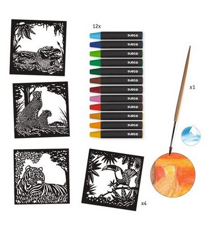 Atelier creativ cu creioane acuarela, Lumina din fundal [2]