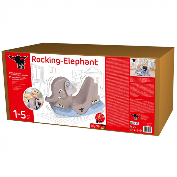 Balansoar Big Rocking Elephant grey [7]
