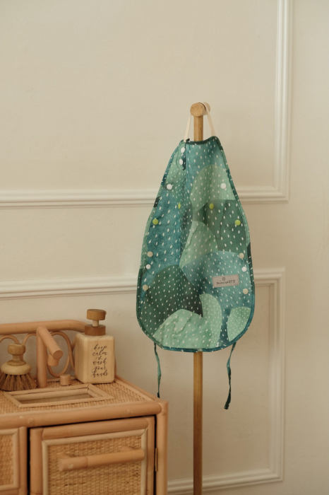 Baveta bebelusi 2 in 1 Miniware Catch & Cover, Prickly Pear [6]